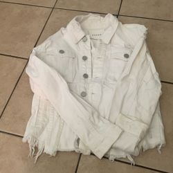 White Small Denim Jacket