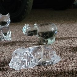 Lead Crystal Figurines 