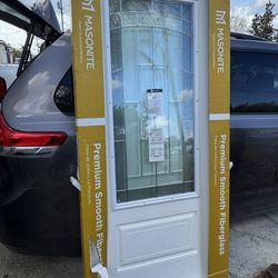 White Left handed Door