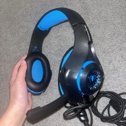 Blue Gaming Headset - Beexcelent