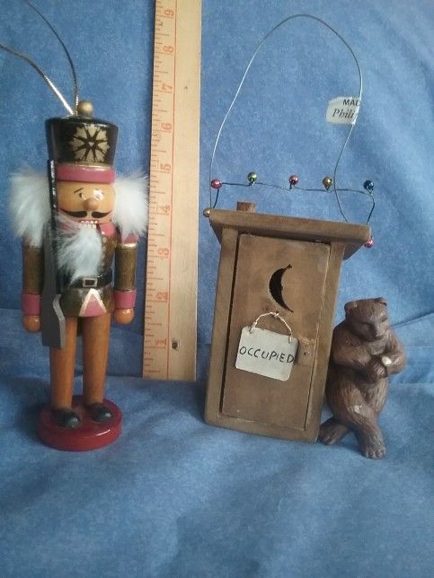 Nutcracker & Bear Ornaments