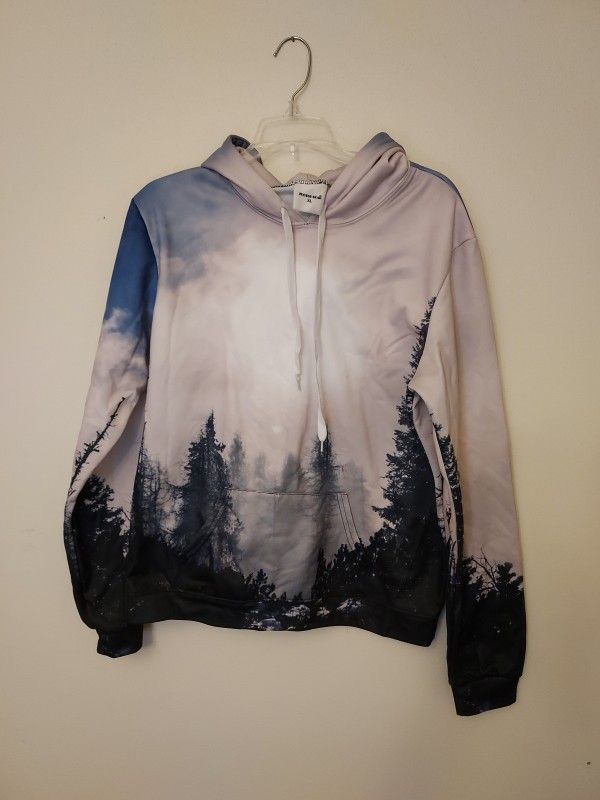 ZOOTOP BEAR Hoodie Outdoor Woods Print Mens Womens Adult Sweatshirt XL