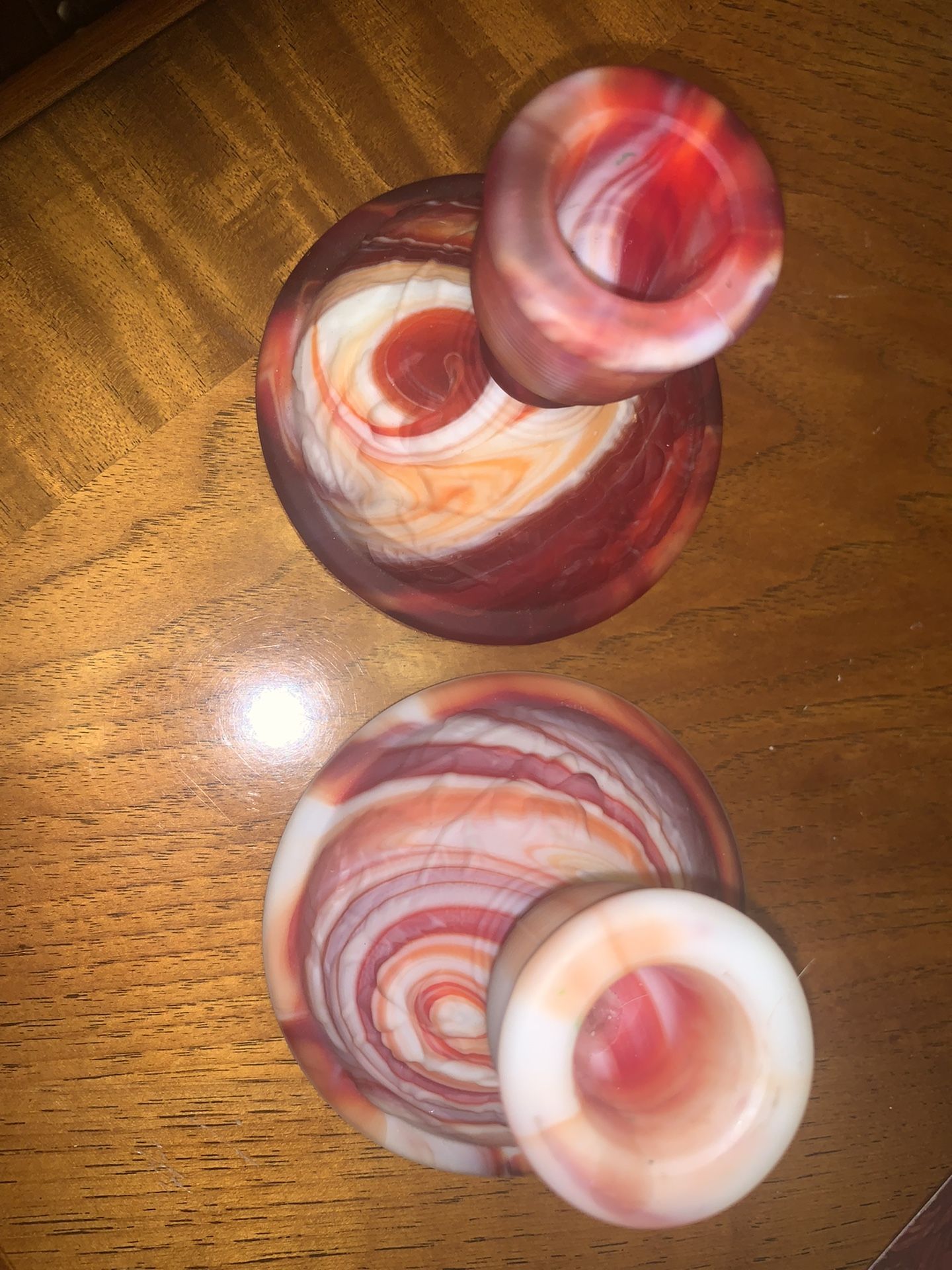 Imperial Slag Candle Holder