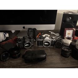 Cameras 1980’s Only Yashica Works, Canon Doesn’t Work