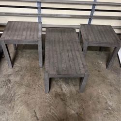 end tables. and coffe table 
