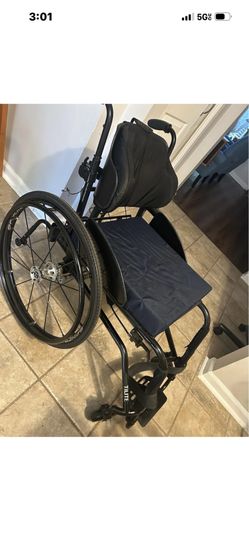 Wheelchair- TiLite Titanium TR 16”x18” Wheelchair w/25” Wheels+J3 Backrest +