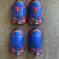 knee and elbow protecting pads marvel spider man