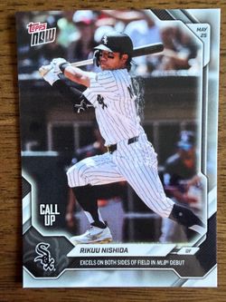 Rikuu Nishida 2026 Topps Now #243 MLB Debut