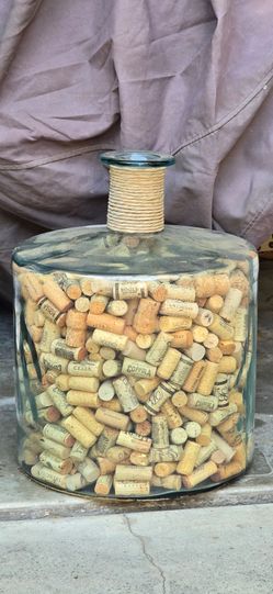 Nautical wine cork art