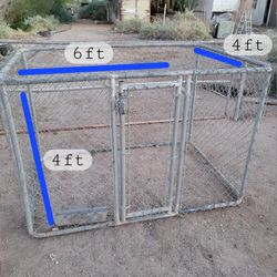 Dog /Pet Kennel, Chainlink Cage, 6"x4"x4" feet