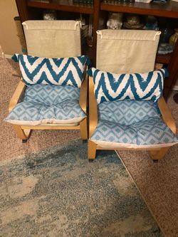 Toddler lounge chairs x2 (washable) Ages 1-10