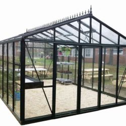 12.5’ X 20’ Glass Greenhosue Exaco Royal Victorian model: VI 46 PP6L 