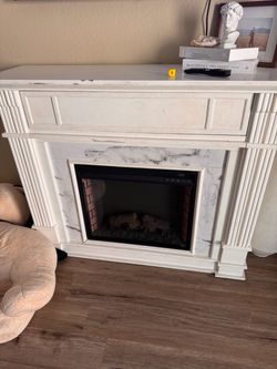 TV Stand / TV Table with Norcott Electric Fireplace