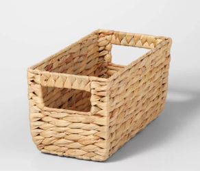 Woven Storage Basket 12”x6”x6” — Brightroom, Brand New