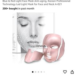 Led Face Mask, FSA/HSA Eligible, 7 Colors Light Mask for Face, Blue & Red Light Face Mask Anti-aging, Korean Professional Technology Led Light Mask fo