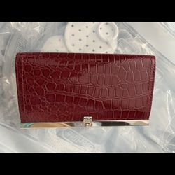 Red Clutch Wallet New York & Company 