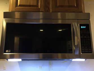 LG over the range microwave