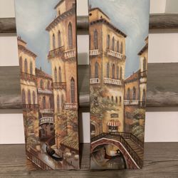 2 Canvas Gondola Pictures 