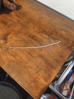 Diamond Sterling silver tennis braclet