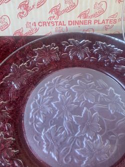 Cristal X-Mas Plates