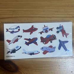 Airplane Temporary Tattoos Brand New $7 Meet Up In Irving @dfwgoods