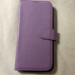 Purple Flip Leather Card Slot Wallet Case Cover iPhone Cover IPHONE 13 PRO