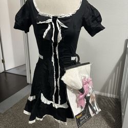 French Maid Costume Size XS