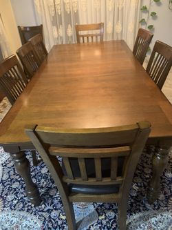 Light Brown Dining Table