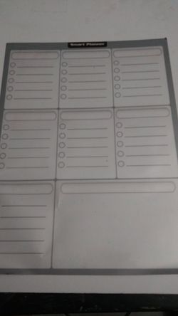 Smart planner magnet