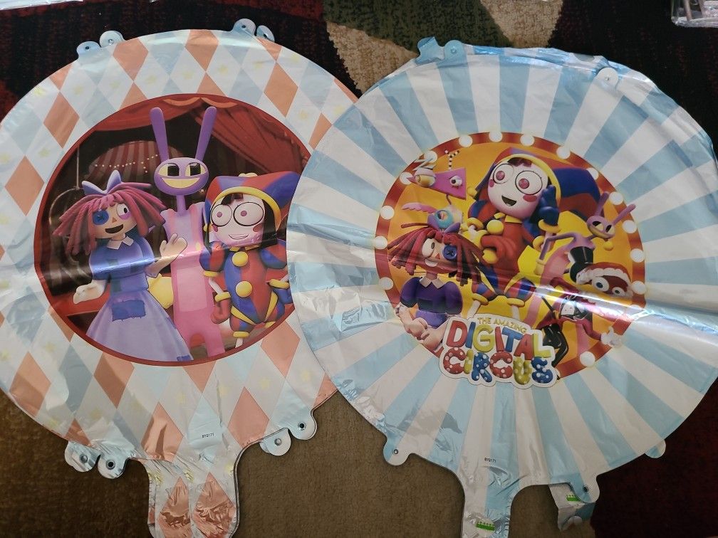 The Amazing Digital Circus Balloons Pomni Ragatha Decorations