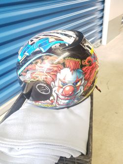 scorpion clown helmet Scorpion EXO Clown Helmet -Size LG for Sale in Los Angeles, CA