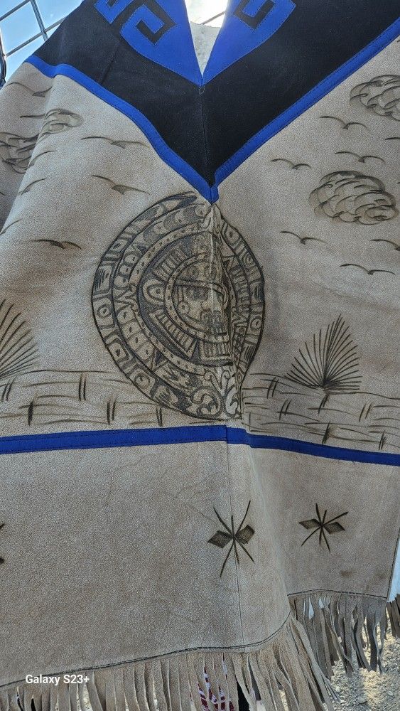 Ponchos-Gaban Mexicano Piel ( LEATHER)