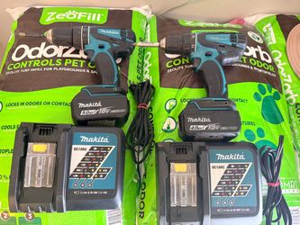 2 makita drills 2 batteries 2 chargers $150 for all