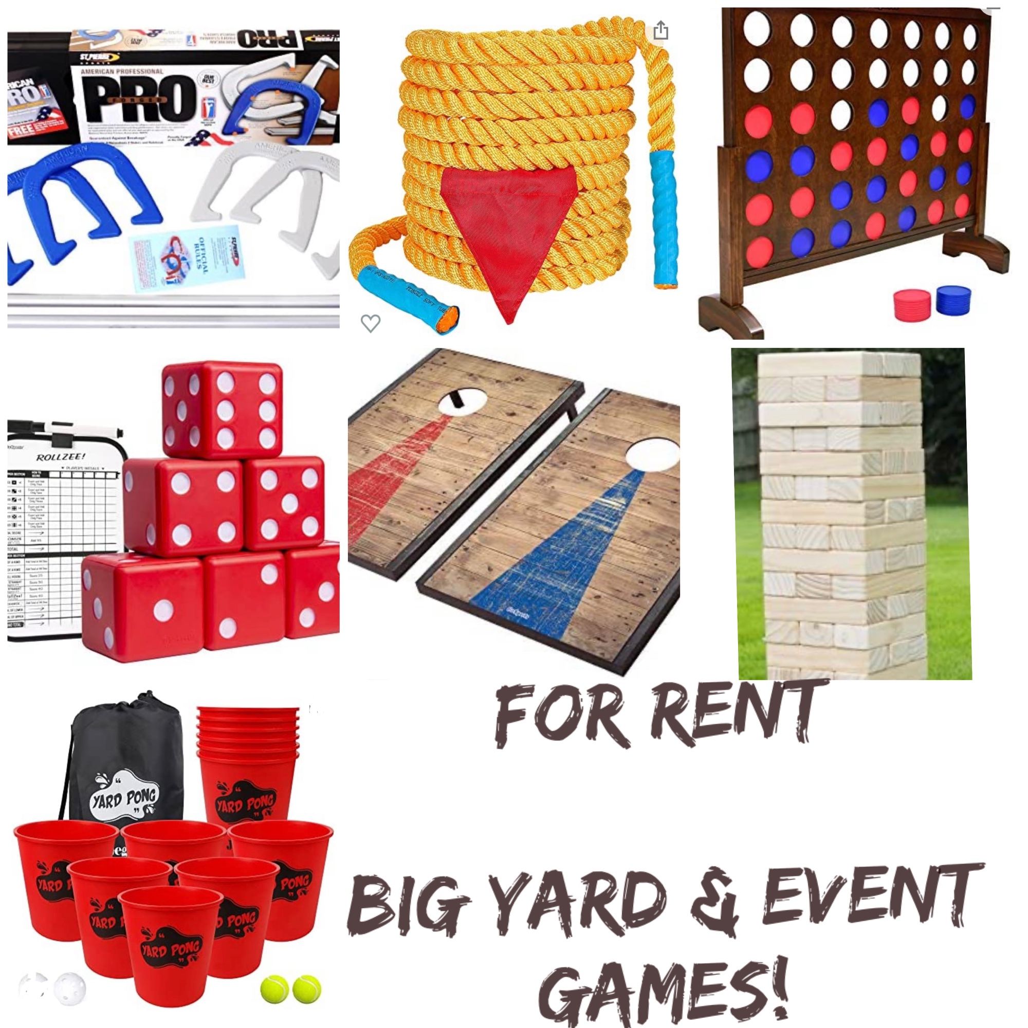 Giant Jumbo Yard Games