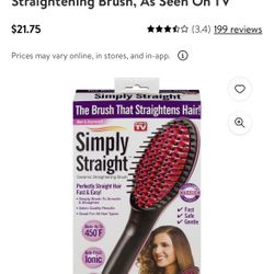Hair Straightening Brush 