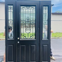 Exterior 8Ft Impact Front Door 65x98