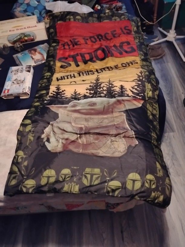 Mandalorian Star Wars Young Adult Sleeping Bag