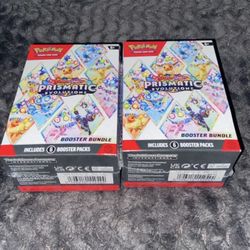 Pokemon Booster Bundle Ascending Heros And Prismatic Evolution 