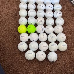 35 Mixed 5A Tour Golf Balls Non Water