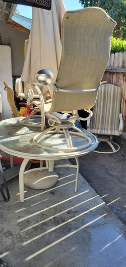 Patio Table With 4 Chairs