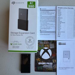 4TB Seagate Storage Expansion Card. Xbox Series X|S