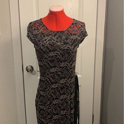 Black And Gold Dress Size S