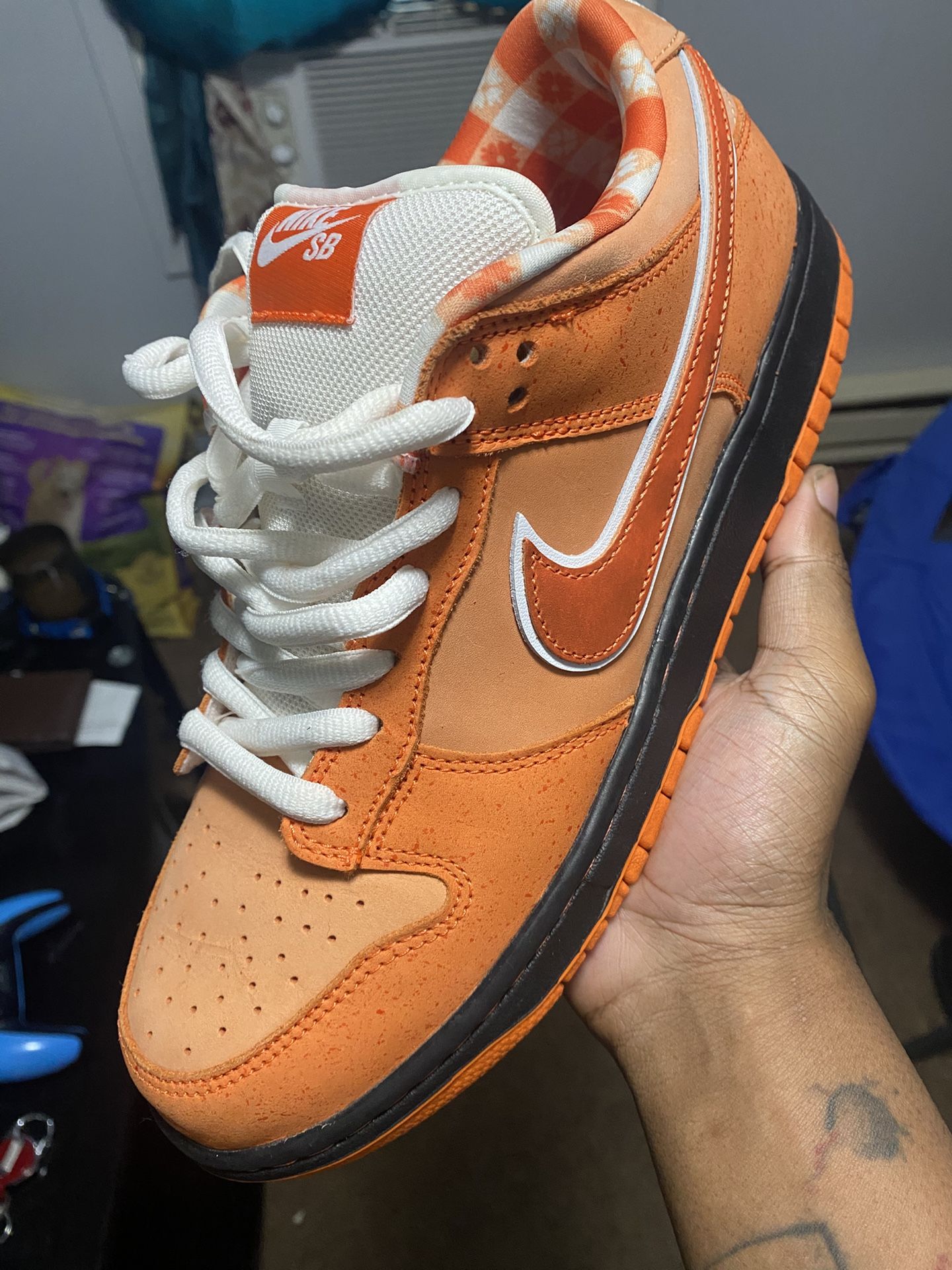 Nike Orange Lobster Dunks 
