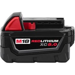 Brand New Milwaukee 5.0 Xc Batteries 