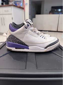 Jordan 3 “ Dark Iris” ( size 9.5 )