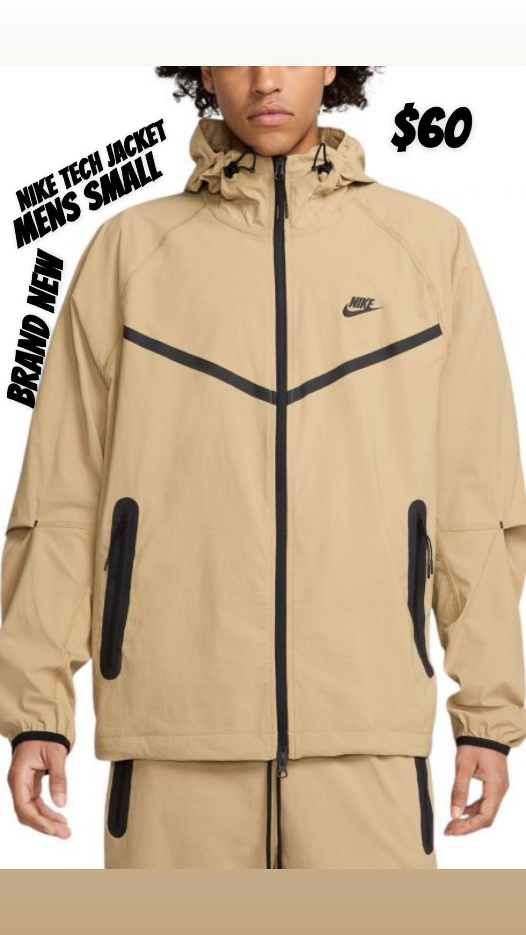 Nike Tech Woven Utility Hooded Jacket Brand New Small Hoodie