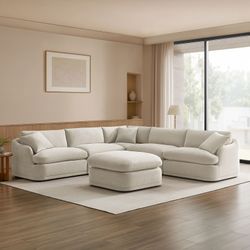 Hartley 6-Piece Fabric Modular Sectional
