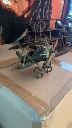Vintage World War I Metal Plane 