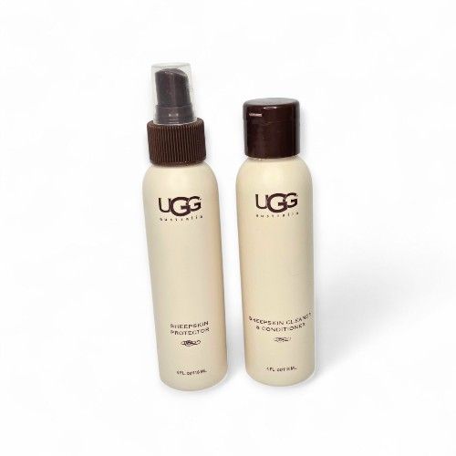 UGG Australia Sheepskin Shoe Boot Protector Cleaner And Conditioner Lot Set of 2