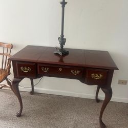 Antique Desk With Chair